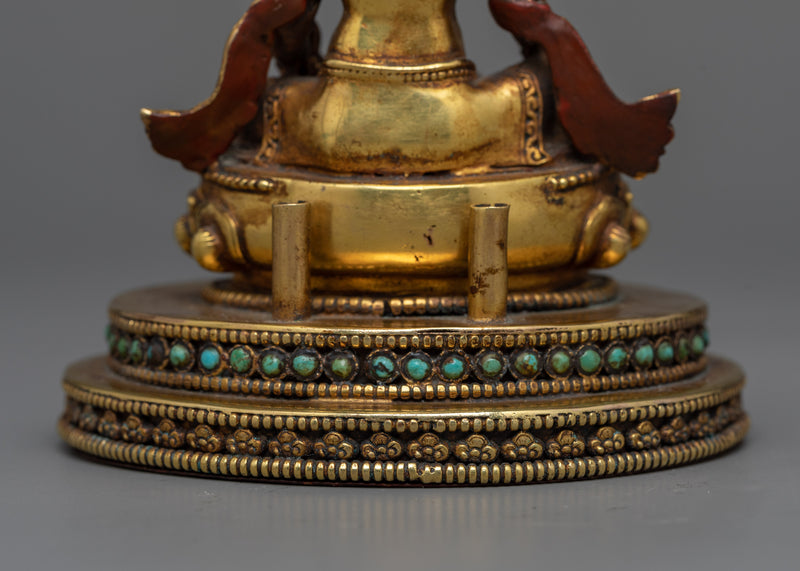 Dzambhala Jewels Statue | 24K Gold-Gilded Symbol of Prosperity