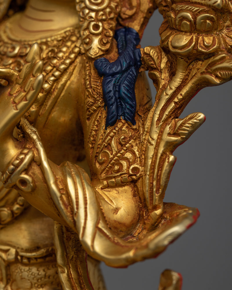 Manjushri Insight Deity Statue | Emblem of Divine Insight