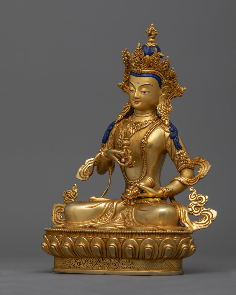 vajrasattva-gold-gilded-sculpture