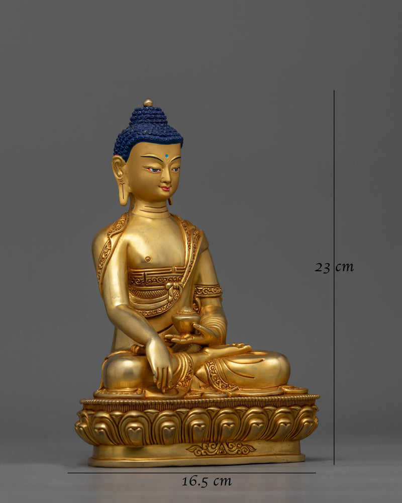 Shakyamuni Buddha: A Dharma Teacher Statue | 24K Gold-Gilded Symbol of Enlightenment