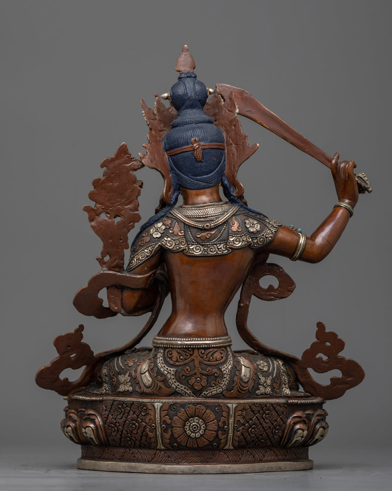 Handcrafted Manjushri Statue