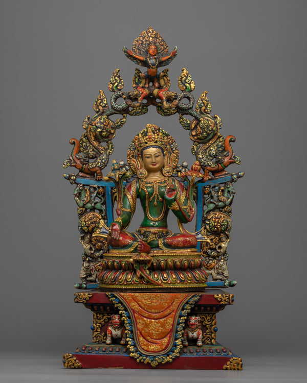 Green Tara Meditation Decor