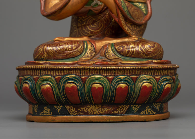 Handcrafted Tsong Khapa Statue | Symbol of Wisdom and Spiritual Guidance