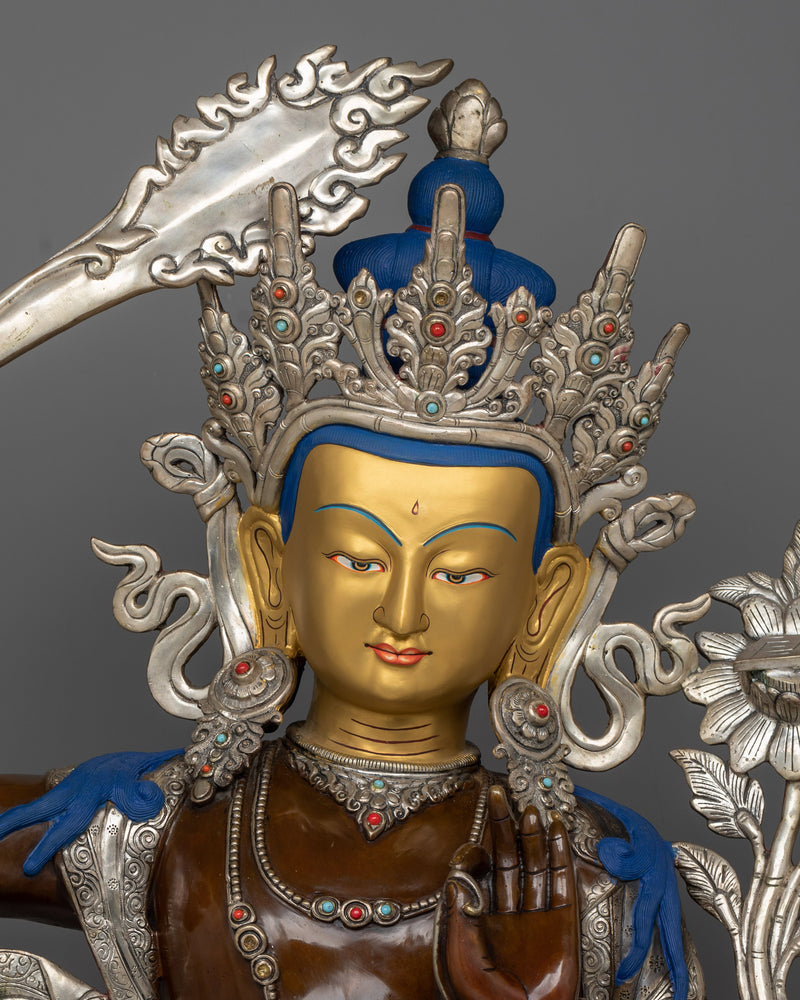 32.5 Inch Manjushri Sculpture