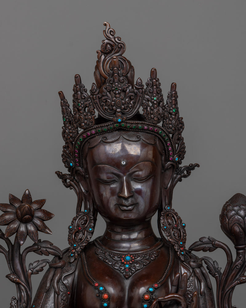 Oxidized Copper Tibetan Art