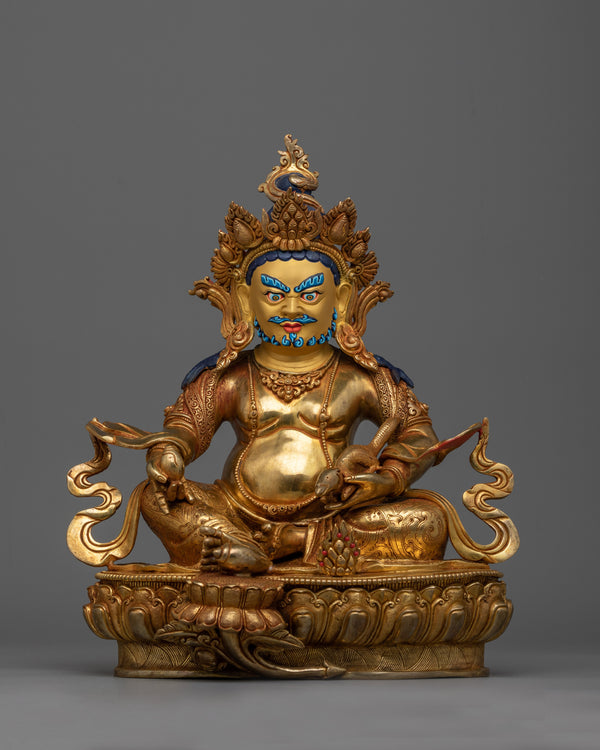 gold-gilded-dzambhala-jewels-deity