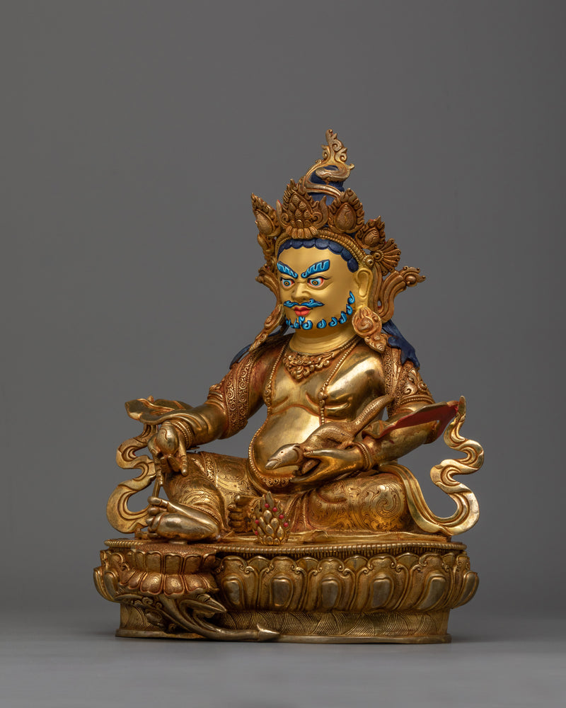 gold-gilded-dzambhala-jewels-deity