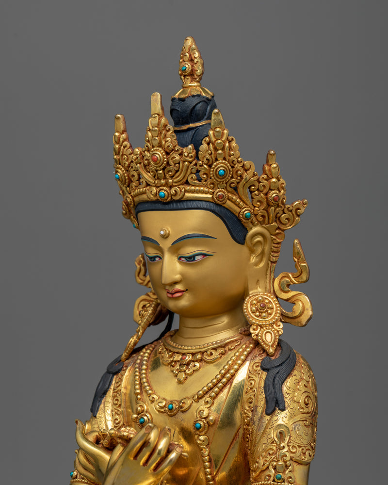 Hand Sculpted Vajradhara Figurine