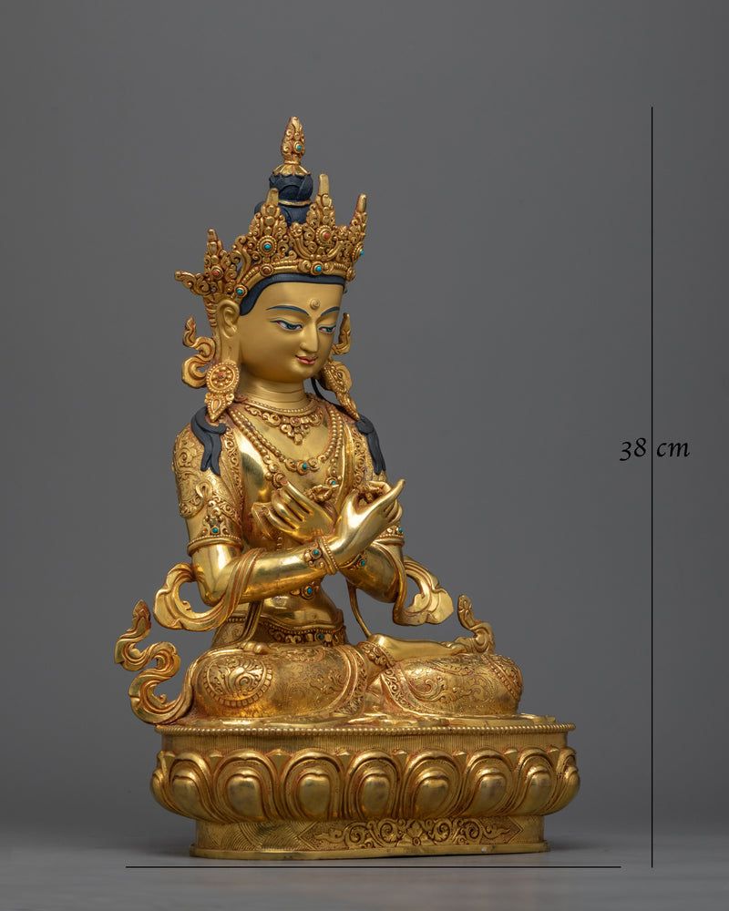 Hand Sculpted Vajradhara Figurine