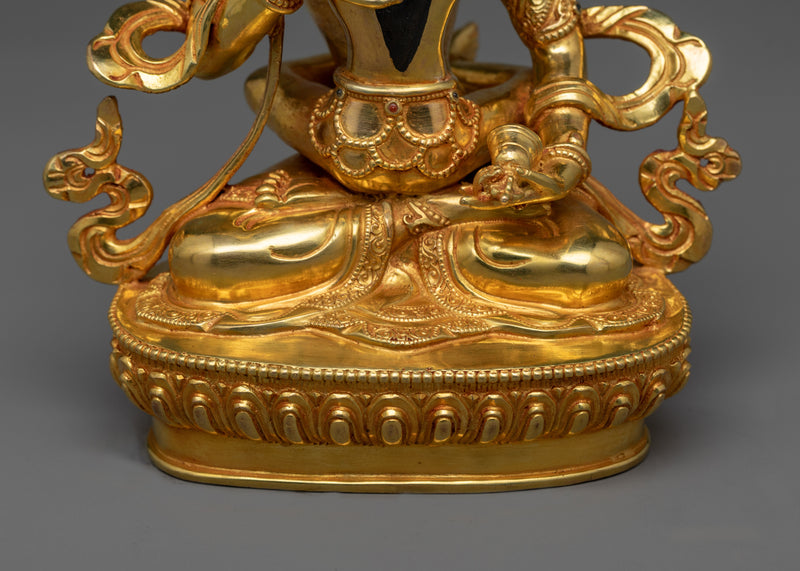 Hand Sculpted Vajrasattva with consort for shrine | Compassionate Purification Deity