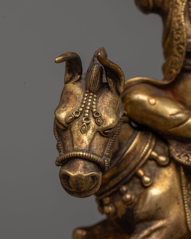 Pehar Gyalpo Antique Sculpture | A Majestic Symbol of Protection and Power