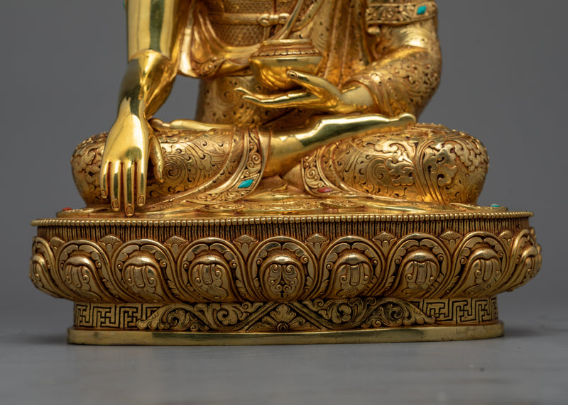 Exquisite Shakyamuni Buddha Enlighten Master Statue | A Collector’s Treasure of Spiritual