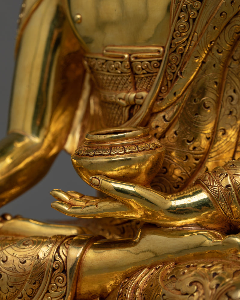 Exquisite Shakyamuni Buddha Enlighten Master Statue | A Collector’s Treasure of Spiritual