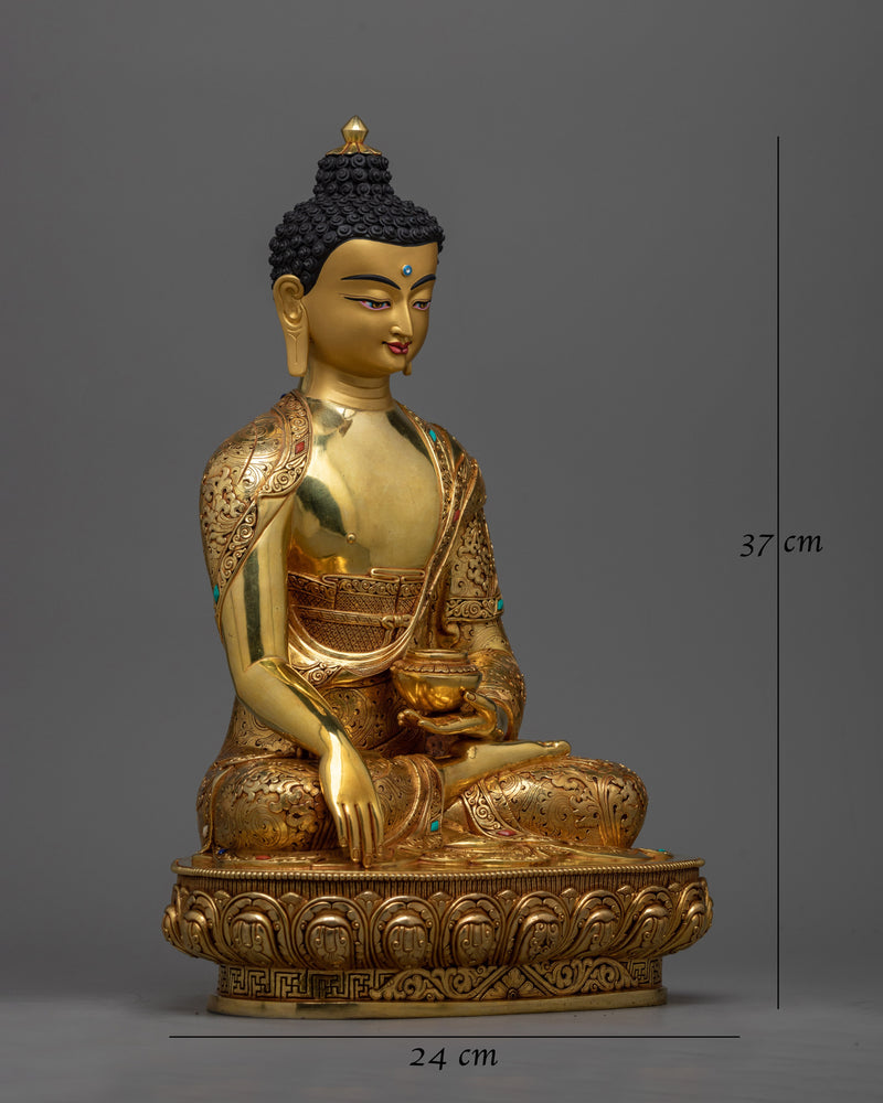 Exquisite Shakyamuni Buddha Enlighten Master Statue | A Collector’s Treasure of Spiritual