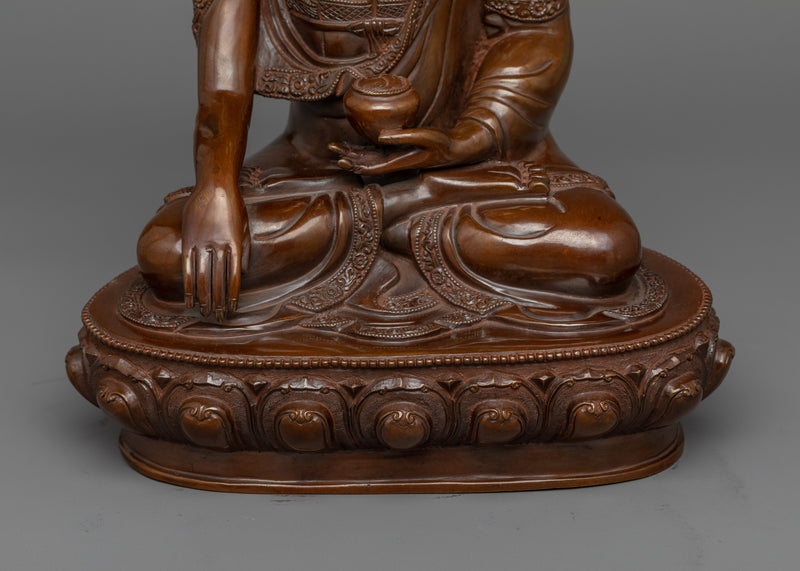 Handmade Shakyamuni Buddha Figurine for The Shrine | The Enlightenment Buddha