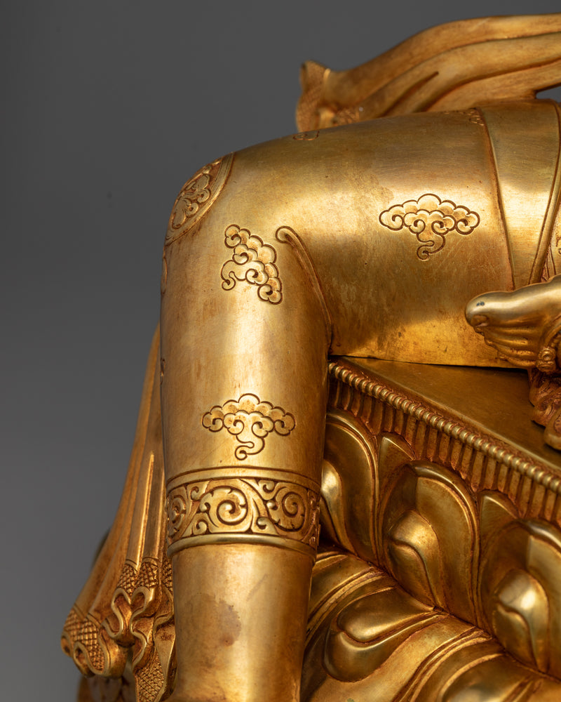 Manjushri: An Insight Wisdom Deity Statue | Sculptural Perfection