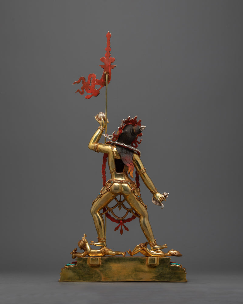 Exquisite Vajrayogini 24K Gold-Gilded Statue | A Masterpiece of Tantric Art