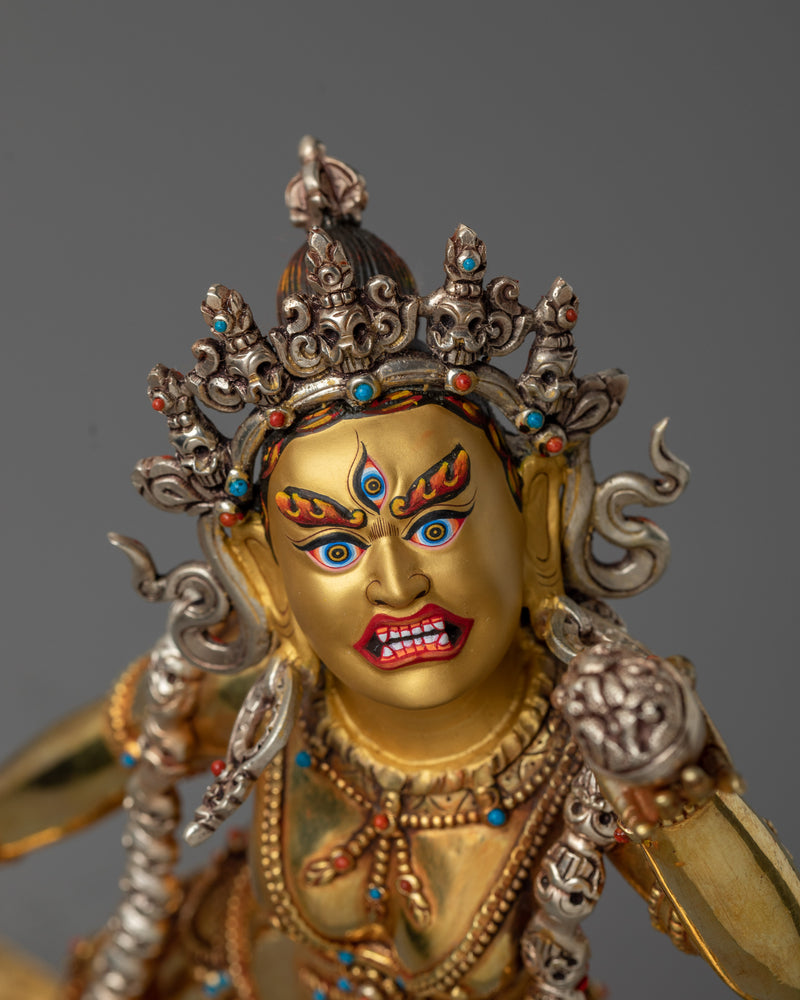 Exquisite Vajrayogini 24K Gold-Gilded Statue | A Masterpiece of Tantric Art