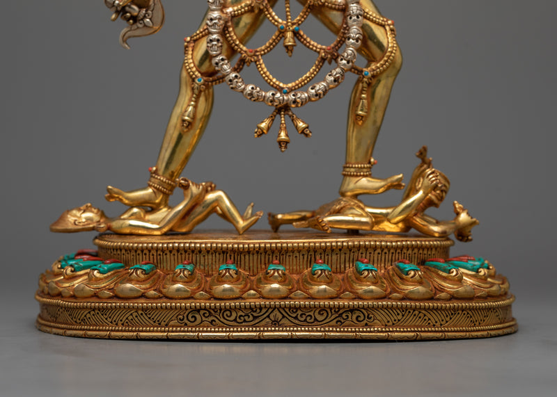 Exquisite Vajrayogini 24K Gold-Gilded Statue | A Masterpiece of Tantric Art