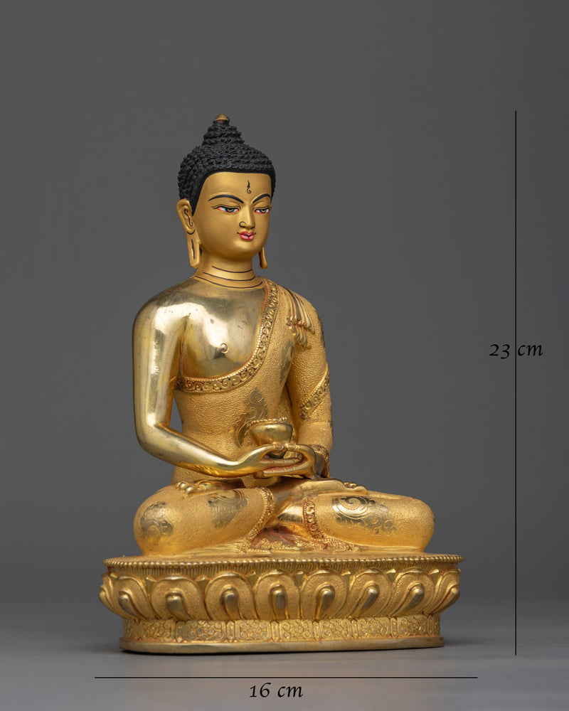 Amitabha Buddha 23cm Statue | Serene Reflection of Enlightenment