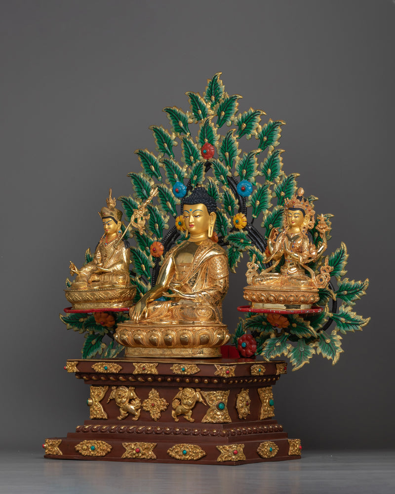 shakyamuni-buddha-with-guru-rinpoche-and-chenresig-set