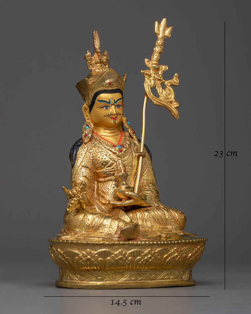 Guru Rinpoche 23cm Statue | Revered Master of Spiritual Wisdom