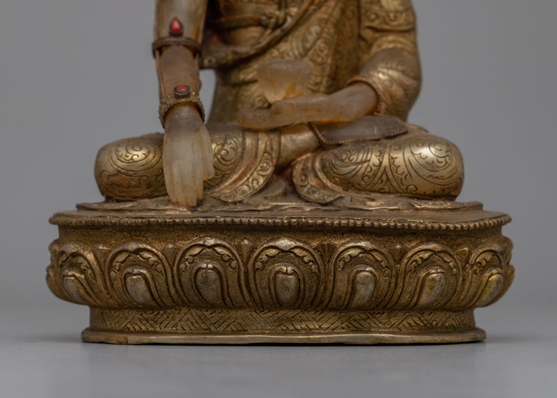 Shakyamuni Buddha Crystal Body Statue | Illumination of Enlightenment