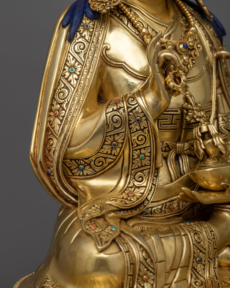 Exquisite Unique Guru Rinpoche Statue | Symbol of Tantric Mastery