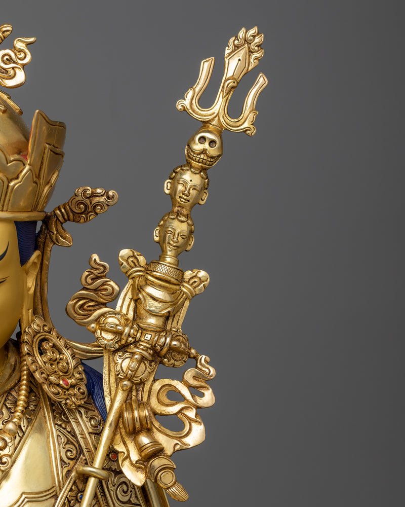 Exquisite Unique Guru Rinpoche Statue | Symbol of Tantric Mastery