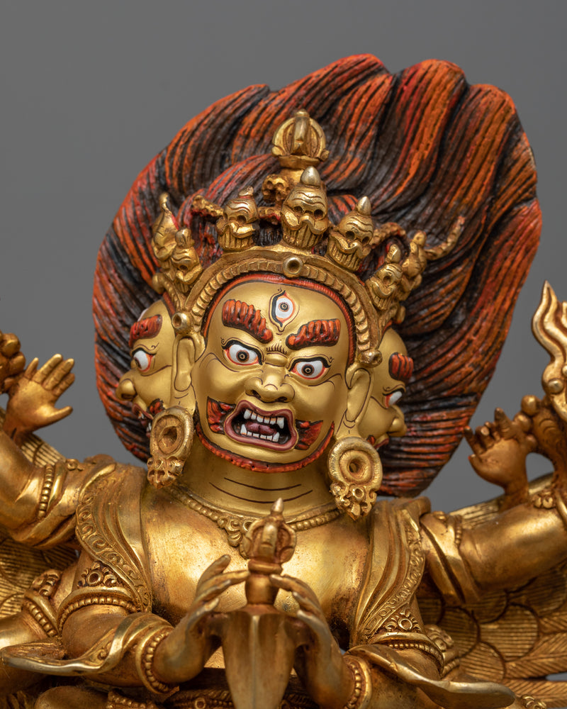 Gold Gilded Buddhist Statue