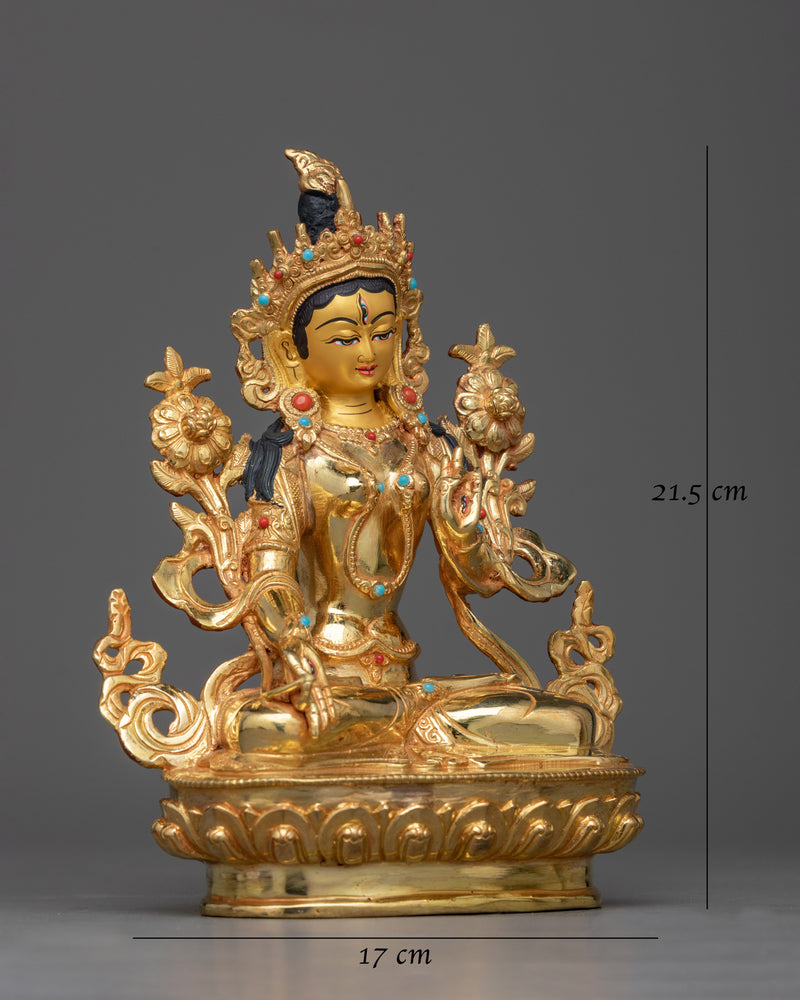 White Tara Small Statue | Embodiment of Compassionate Wisdom