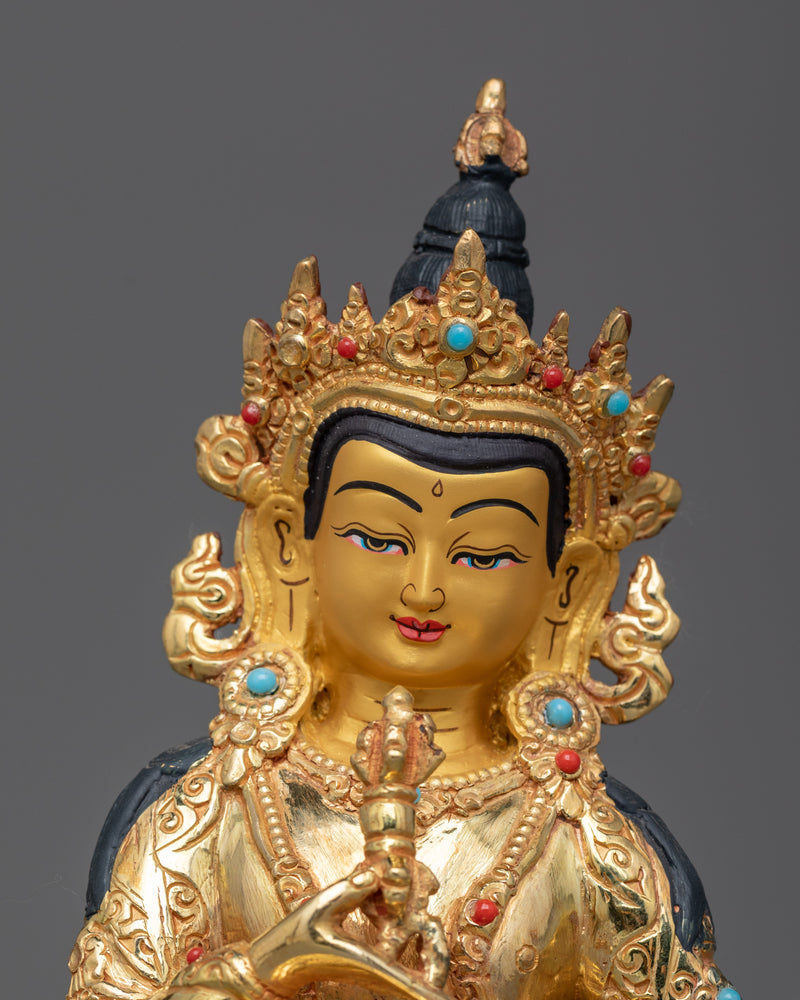 vajrasattva-gold-gilded-figure