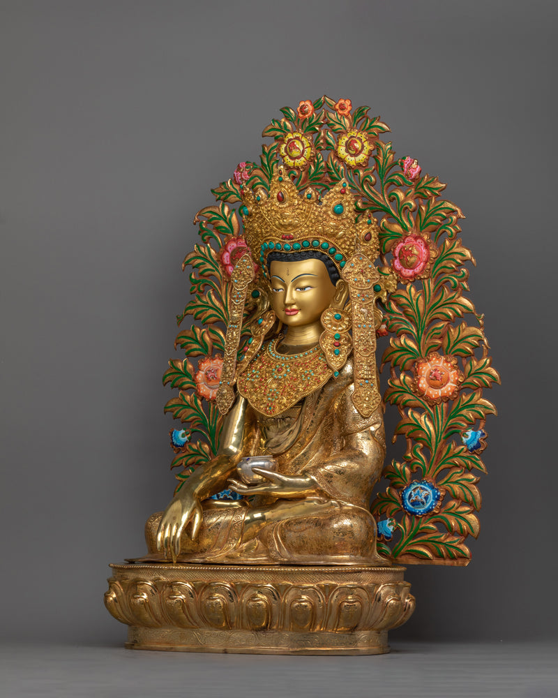 crown-shakyamuni-buddhah-gold-gilded