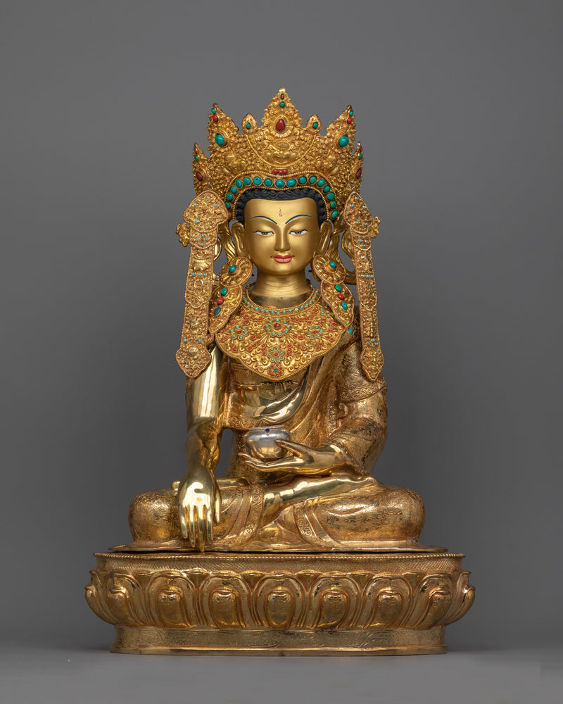 crown-shakyamuni-buddhah-gold-gilded