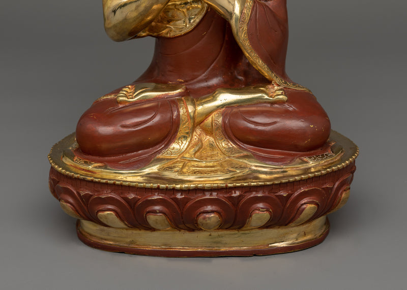 Buddha Vairocana Oxidized Statue | Embodiment of Universal Enlightenment