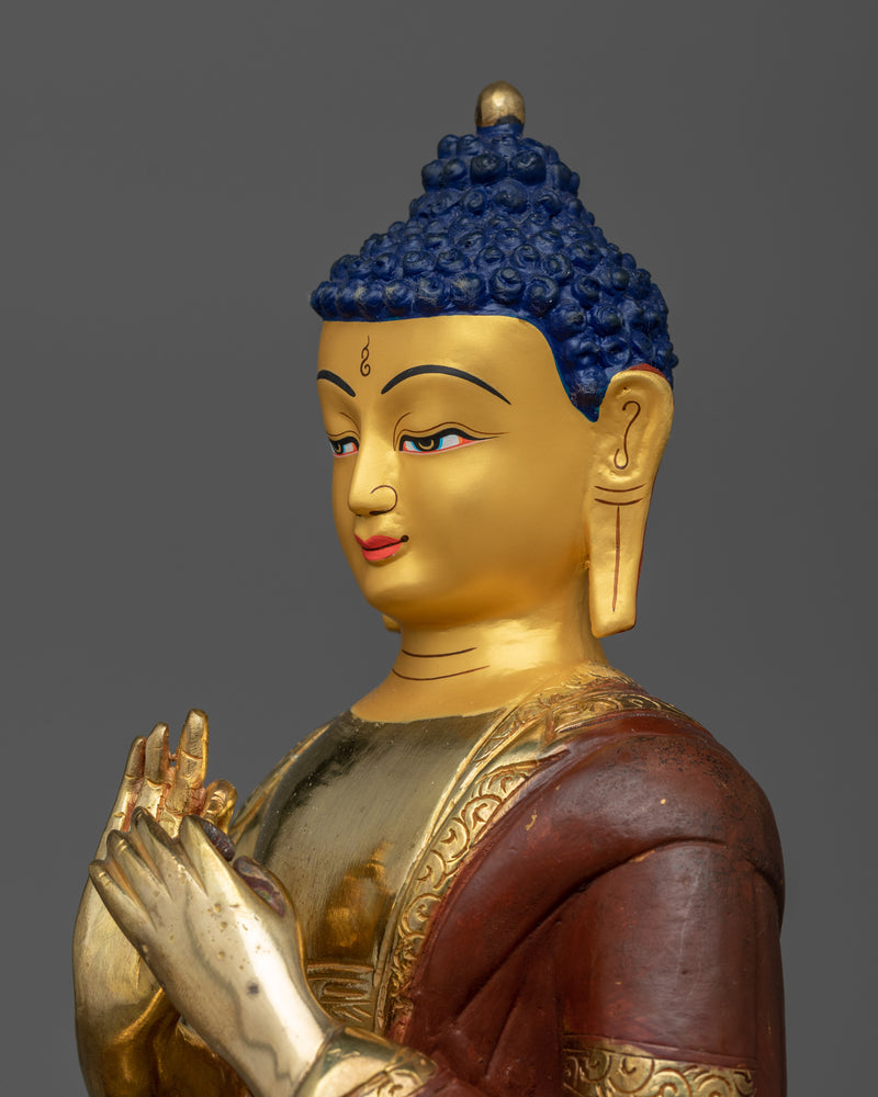 Buddha Vairocana Oxidized Statue | Embodiment of Universal Enlightenment