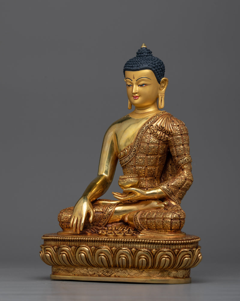 shakyamuni-budha-gold-gilded