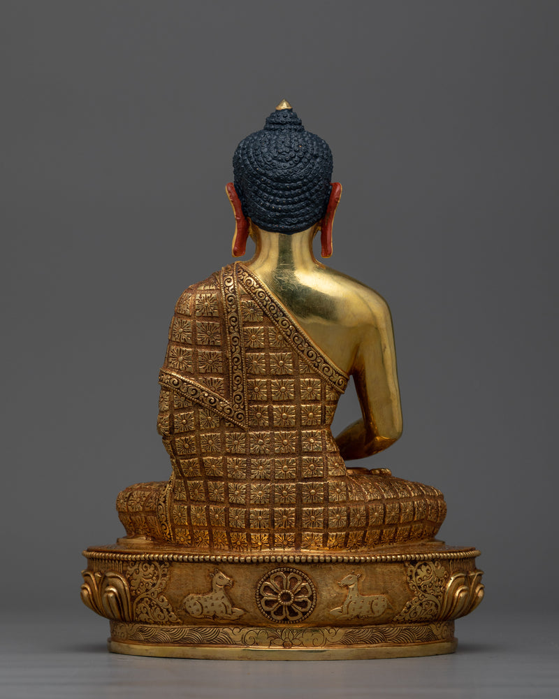 Amitabha Buddha Gold-Gilded Statue | Embodiment of Infinite Light