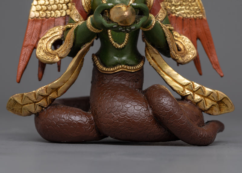 Naag Kanya Oxidized Copper Statue | Embodiment of Protection and Fertility