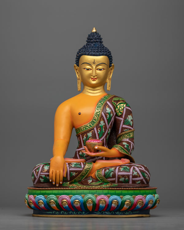 yellow-hued-shakyamuni-buddha