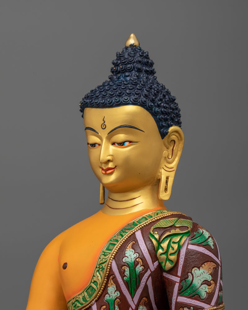 yellow-hued-shakyamuni-buddha