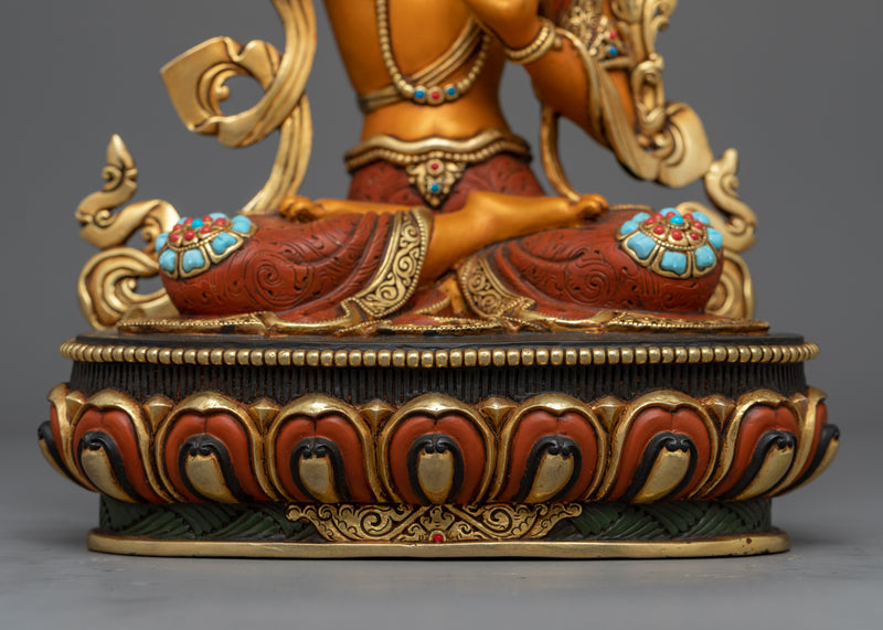 Handcrafted Spiritual Sculpture Manjushri | Wisdom and Insight