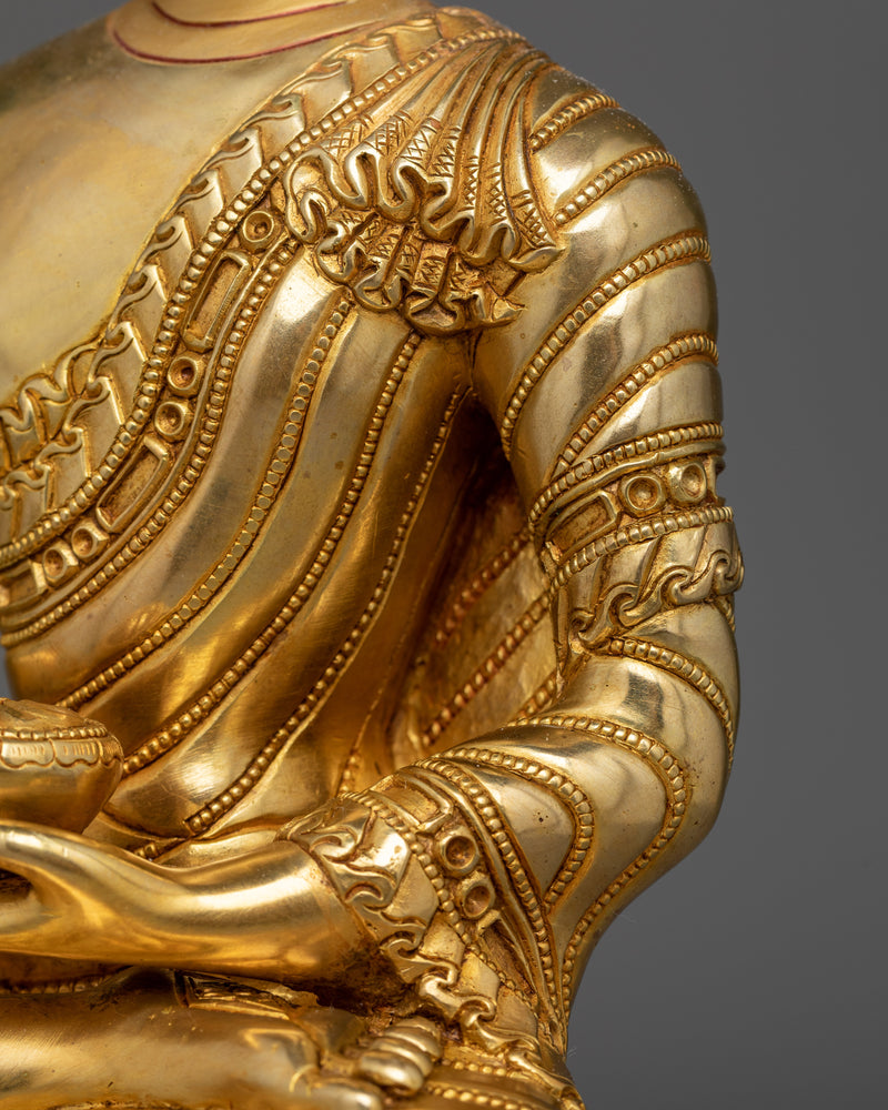 12 Inch Shakyamuni Buddha Sculpture |  A Symbol of Enlightenment and Serenity