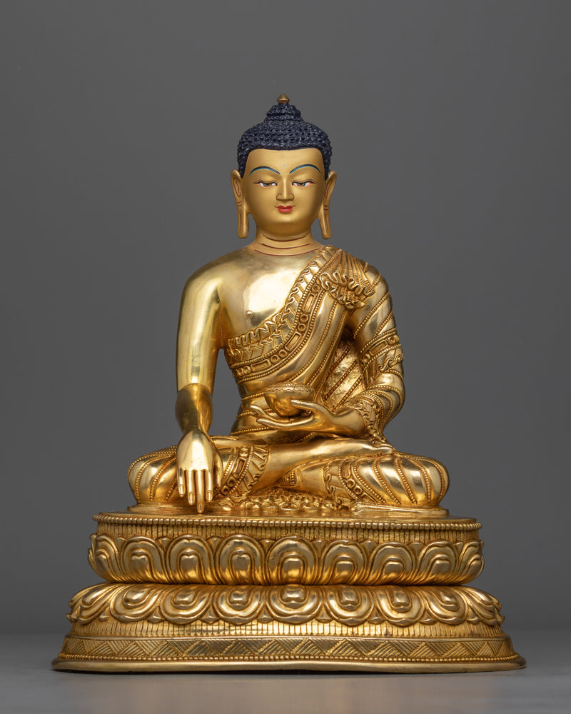 12 Inch Shakyamuni Buddha Sculpture 