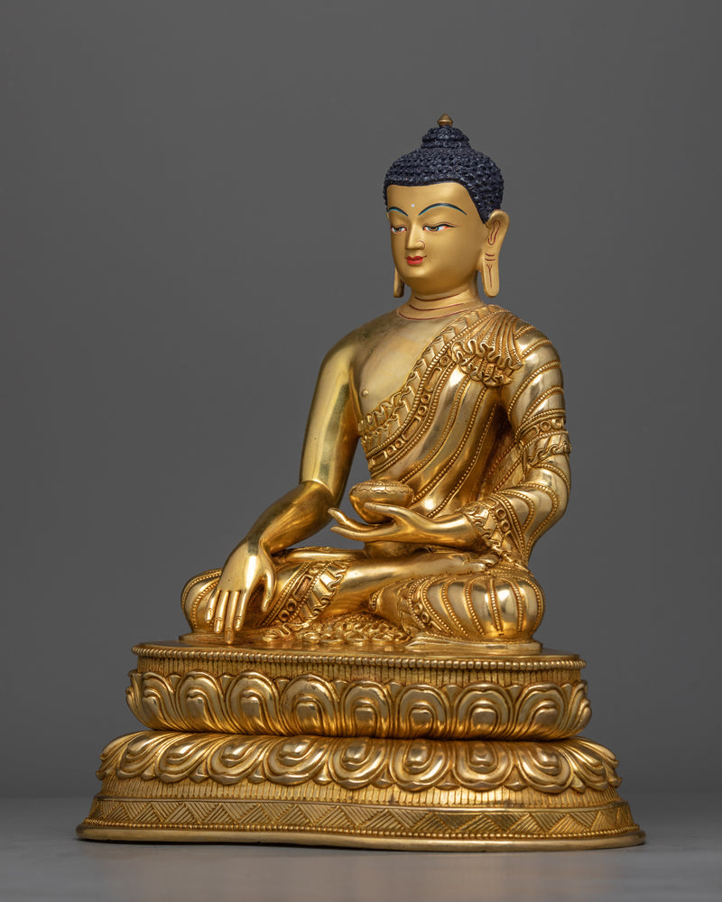 12 Inch Shakyamuni Buddha Sculpture 