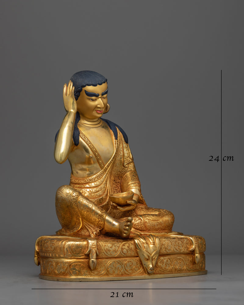 Yogi Master Milarepa Statue | Embodiment of Enlightenment and Devotion