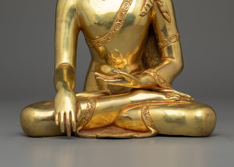 Handcrafted Shakyamuni Buddha Statue | Serenity and Enlightenment in Art