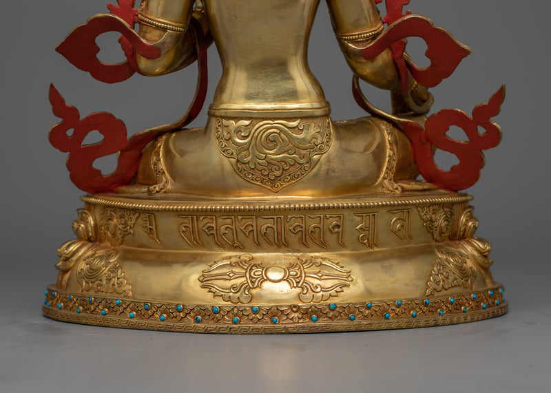 Shri Beautiful Green Tara Statue | Embodiment of Compassion and Protection