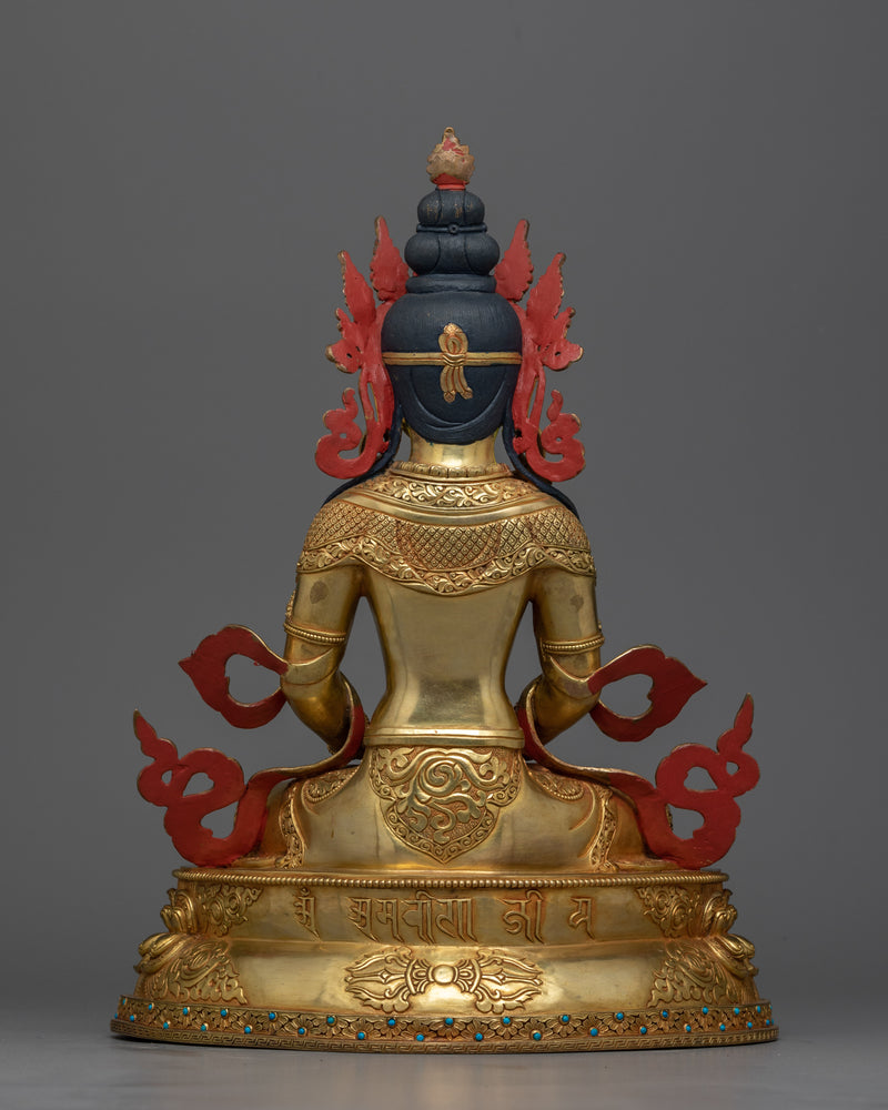 Infinity Life Deity Amitayus Statue | Symbol of Eternal Life and Compassion