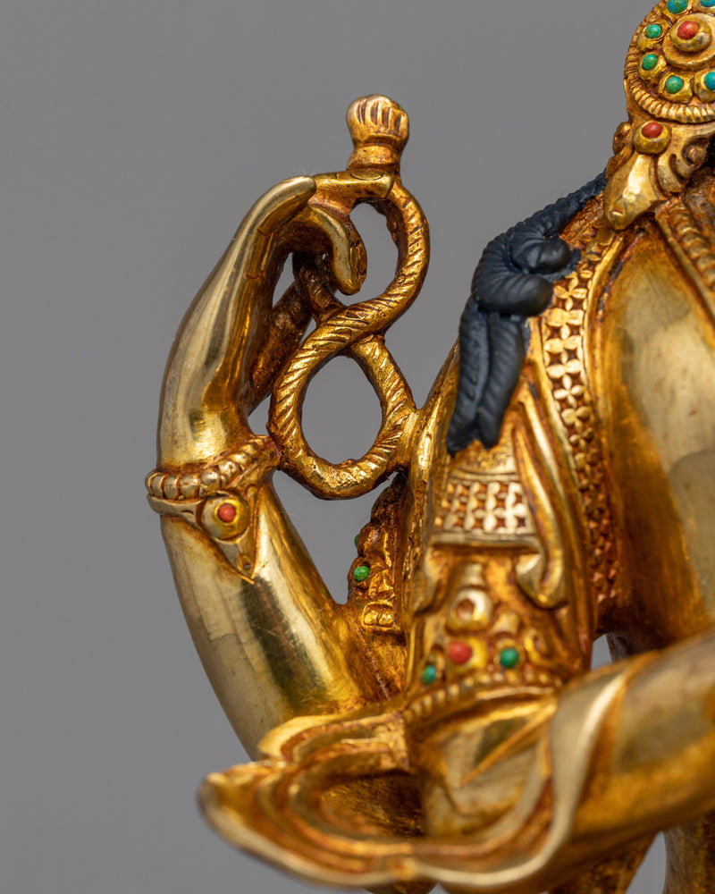 Chenrezig Gold Gilded 25cm Statue | Embodiment of Compassion and Serenity